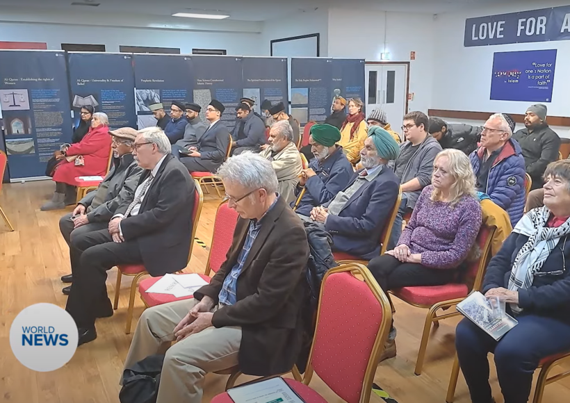 Voices for Peace event Organised by Leamington Spa chapter of the Ahmadiyya Muslim Community UK